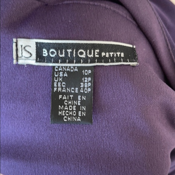 JS Boutique Purple Keyhole Dress - Picture 3 of 7